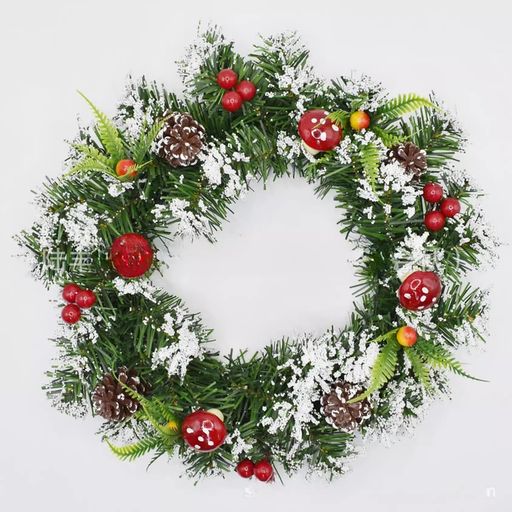 クリスマスリースクリスマス花輪飾りギフトフラワーリースインテリア室内置物玄関屋外庭パーティイベン..