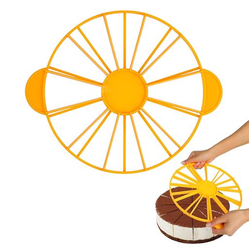 Doyime ケーキ分割器 ケーキデバイダー オレンジ スライス パイ ケーキ10 / 12分 均等マーカー パーティー 誕生日 結婚式 家庭用ベーキング用キッチン用 デバイダー