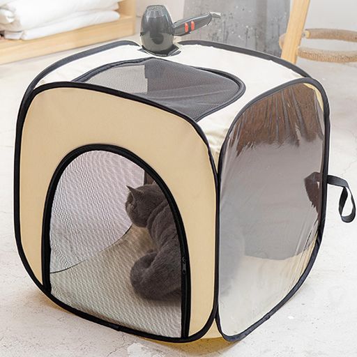 Other - ペットドライルーム猫犬猫ドライヤー風呂折りたたみ収納車用ペットキャリーバッグペットアウトドア旅行(52*52*52CM)