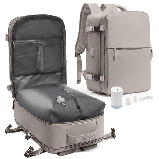 Clothing Accessories (Caps, Ties, Belts) - [sikazan]60L真空圧縮リュックサックメンズ向け旅行用バックパック防水防塵大容量14/15.6/17インチノートPC収納可能災害用/機内持ち込み対応ガーメントバッグビジネスリュック携帯型電動真…
