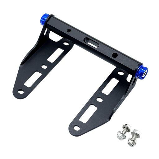 motokanoクランプバーマルチバーVストローム250SXV-Strom250SX(’23)(8BK-EL11L)に適用スクリーンオフセットブラケット(ブルーブラック)