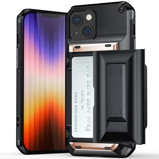 乐天商城 - 対応iPhone15用ケースカード収納3-4枚耐衝撃米軍MIL規格取得アイフォン15ケースICカード収納スタンド機能レンズ保護擦り傷防止滑り止め指紋防止カバー