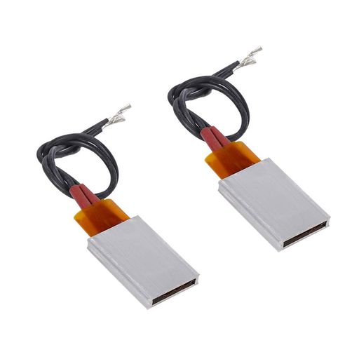 2個セットPTCヒータープレートPTC電気ヒーター加熱プレート小型プレート断熱材ヘアカーラー装置・ヨー..