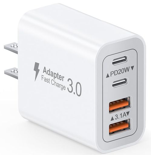 ⚡【合計40W USB 急速充電器】: Type-C 充電器は、合計最大 40W の合計電力で Power Delivery および Quick Charge 3.0 急速充電機能をサポートします。USBポートは 3.1 A/5 V の出力電力を提供し、USB-C ポートは 20W の充電速度を提供します。わずか 30 分で iPhone デバイスを 0% から 58% まで充電できます。 ⚡【マルチポートUSBコンセント】:タイプc 充電器は、デュアル USB-C ポートとデュアル USB-A ポートがあります。ユーザーは電話、タブレット、ヘッドフォンを同時に充電して、待ち時間を最小限に抑えることができます。また、4 つの壁コンセント ポートを占有する代わりに、スペースを節約できます。元の USB 充電器の最高の代替品です。 ⚡【ユニバーサル互換性PD充電器】: タイプc アダプタは特別な 4 ポートのため、ほぼすべての電子機器と互換性があります。