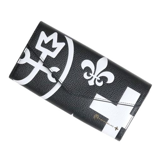 [カステルバジャック] 長財布 かぶせ 薄型 本革 ネゼル メンズ レディース 81605 (ブラック)