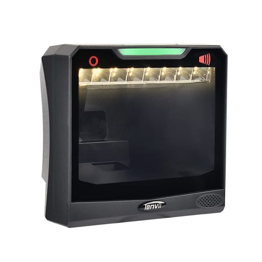 樂天商城 - LENVIIE688デスクトップ自動スキャン2Dバーコードスキャナー有線バーコードリーダー1DQRコードスキャン全方向プラットフォームハンズフリー画像検知バーコードスキャナースーパーマーケ…
