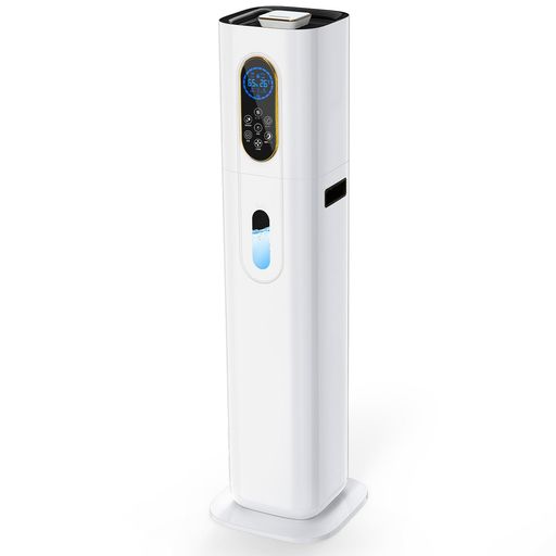 加湿器 大容量 9L タワー型【加熱式 +超音波式】100°C高温除菌 スチーム式 吹出口360°調整 ハイブリッド式 お手入れしやすい 上から給水 省エネ 遠隔制御 最大噴霧量300ML/H 40畳 30dB静音 おや…
