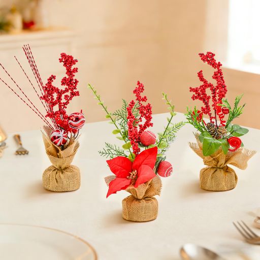 Bacucine���ꥹ�ޥ��ĥ꡼���ߥ˥ĥ꡼30cm3�����å��֤����դ����ܤä����֤��֥��ꥹ�ޥ����꾮���ᥪ���ʥ��������ʾ�ʪ��ʪ���襤����������Ȥ�Ω��...