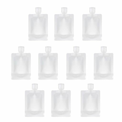 【製品仕様】本セットには30mlのシャンプーボトル10個、サイズ:8cm*10cm、カラーからー:透明カラーとうめいからー; 【防漏液設計】トラベル液体個包装の注入口径が1.5cmというのは、液体を簡単に入れるための設計です。蓋をひねること...