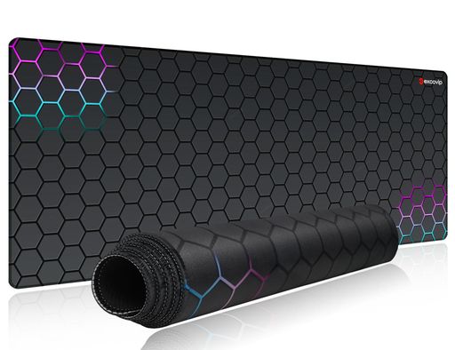 excovipマウスパッドゲーミング大型デスクマット80x30cm耐水性清潔しやすい滑り止めゴムベースデスクマット仕事ゲームオフィスホーム用0258