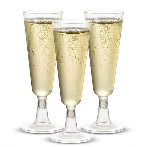 FGIUKC シャンパングラス 使い捨て 150ml 25個入り プラスチック シャンパングラス...