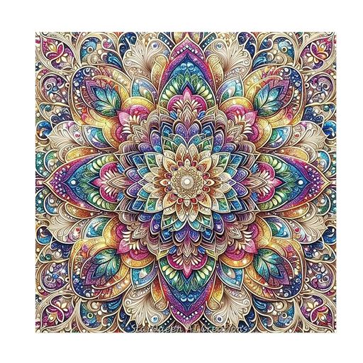 JISHSHAY ダイヤモンドアート キット 30x30cm ダイヤモンドアート 曼荼羅 人気 ビ...