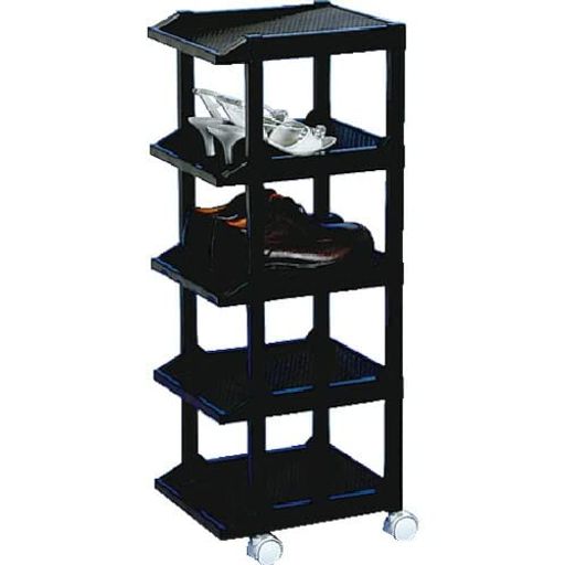 蝶プラ蝶プラビルシューズラック5段555566