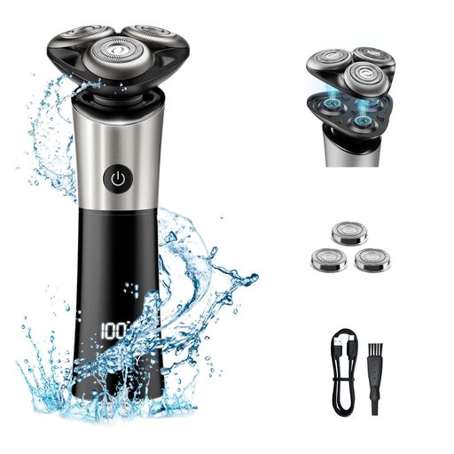 【2025革新・深剃り・360°回転式】ひげそり電動シェーバーUSB充電式急速充電シェーバーメンズIPX7防水..