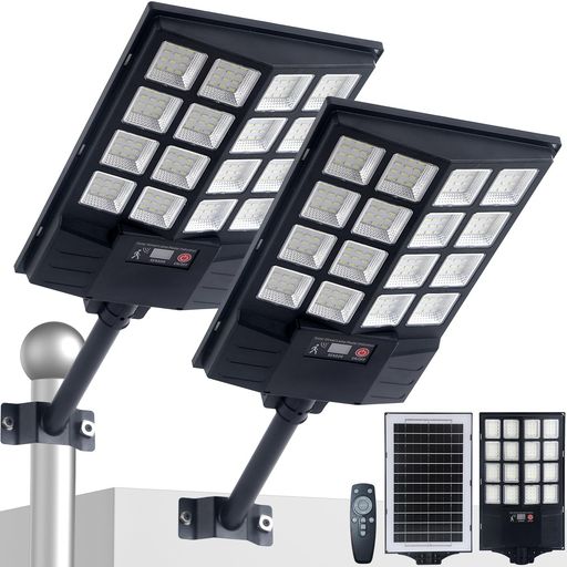 樂天商城 - ソーラー街路灯屋外、8500Kソーラー駆動ドライブウェイライト、LED投光モーションセンサー夕暮れ夜明け照明防水マウントセキュリティライト、駐車場、裏庭、ガレージ、小道、田舎用