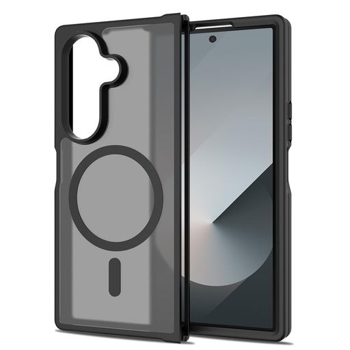 Rakuten - HeeNiaGalaxyZFold7ケース【MagSafe対応・指紋ゼロ】SamsungギャラクシーZフォールド75GSC-56F/SCG34ケースマグネット搭載半透明マットマグネット式カーマウント対応耐衝撃