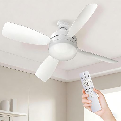TANKAO シーリングファンライト 6~8畳 正逆回転 小型 28W 3,000lm【壁スイッチ/リ...