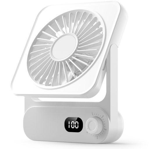 Biswitif ポータブル マグネット式 卓上扇風機 強力マグネット搭載 スチール面にピタッと固定 ...