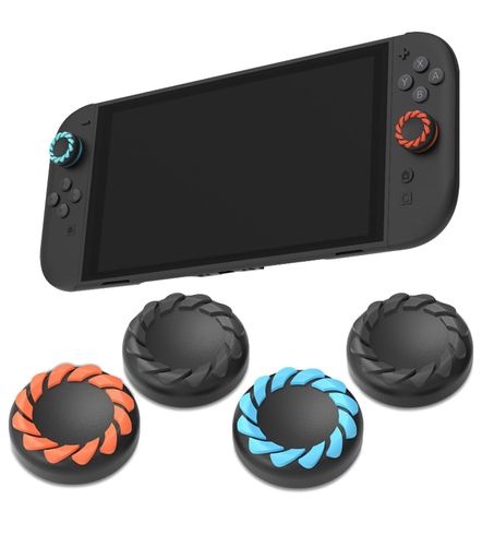 『良質シリコン』TukebonSwitch2交換用スティックキャップSwitch2スティックカバー4個キット全面保護操作性向上滑り防止ホコリ防止取り..