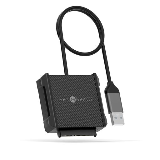SETMSPACESATAUSB3.0変換ケーブル2.5インチハードディスクドライブHDDSSDSATAUSB変換ケーブル5Gbps高速PC、PC、ミニPC、Macbook、ノートPC、その他多くのデバイスに使用2.5インチ