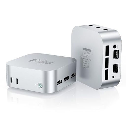 FsjunミニPC2024office搭载&AlderLakeN95(N100&N97より速い)&Win11Pro超小型デスクトップ/パソコン4K/3画面同時に出力/Tpye-C/HDMI/DP/4コア4スレッド/高速LANポート