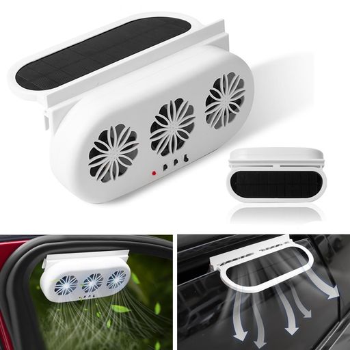 車用換気扇 ソーラー&USB給電 車載ファン 車内換気 熱気排出 車用排気ファン 換気ファン 脱臭 空気循環 蒸れ解消 消臭 熱中症対策 車載 ファン 車中泊アイテム タバコ匂い脱臭