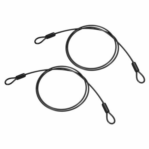 カラー:黒色;素材:ビニール、ステンレス鋼;長さ:100 cm / 39.3インチ / 3.3フィート;ワイヤー直径:3 mm / 0.11インチ;梱包リスト:セキュリティケーブル2個 利点:ロックスチールケーブルは、使用中に表面を傷つけず、天候の影響から保護する外部コーティングを施した強固で耐久性のある鋼鉄で作られており、しなやかで簡単に曲げたりねじったりできる柔軟性があります。 取扱説明:アウトドア用旅行安全ケーブルは、ワイヤーケーブルの端にワイドリンクスペースを持つダブルループ デザインです。旅行用に設計され、必要な時に便利さを確保するために、バックパックやポケットに簡単に携帯できます。 用途:セキュリティスチールケーブルは主に荷物、自転車、ドア、その他のアイテムのロックに使用され、Uロック、南京錠、ディスク ロックなどのほとんどのロックに適応し、庭、衣類、引き紐、動物リード、テザー、絵画掛け、手すりなどで広く使用されます。 注意: 重い物を持ち上げたり引っ張ったりするために使用しないでください。安全ロープや軽量な物を吊るすためにのみ使用してください。