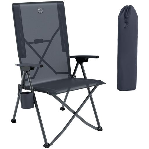 【通気&amp;洗える座面】座面と背もたれに、高強度で通気性抜群の特製テスリン網素材を採用。夏の暑い日でも蒸れにくく、長時間快適にご使用いただけます。汚れたら水洗い可能で、清潔さを保ちやすく、海水浴やキャンプ後のメンテナンスも簡単です。 【4段調整で、どんなシーンも快適に】お好みやシーンに合わせて、背もたれの角度を4段階で自由に調整可能。焚き火でのリラックス、食事時の直立、読書時の半傾斜など、アウトドアから室内まで、最適な姿勢を簡単に見つけられます。ハイバック設計が背中から頭部までしっかりサポート。 【安定感抜群の頑丈設計】高強度アルミ合金フレームと強化ジョイントを採用し、安定した座り心地を提供。最大耐荷重136kgに対応し、さまざまな体型の方に安心してお使いいただけます。フレームは防錆加工を施し、屋外使用にも耐久性を発揮します。 【ワンタッチで完了収納】複雑な組み立ては不要。ワンアクションで簡単に開閉でき、収納時はコンパクトなサイズ(約98*20cm)に折り畳めます。付属の専用収納袋に入れれば、車のトランクやクローゼットの隙間にもすっきり収まり、持ち運びも軽量で楽々です。