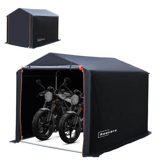 Rakuten - Anovaraサイクルハウスバイクガレージサイクルポート1台用〜3台用自転車置き場屋外サイクルガレージバイクガレージガレージテント自転車テント屋根車庫自転車小屋バイクテント耐水圧200…