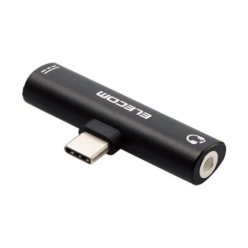 USB Power Deliveryによる本体への給電が可能なUSB Type-C(TM)対応音声変換アダプターです。 最大60WのUSB Power Deliveryに対応しています。 本製品の給電専用ポートに、パソコン本体充電用のUSB Power Delivery対応USB Type-C(TM)電源アダプターを接続することで、本製品を経由しパソコンやタブレット、スマホなどを充電することができます。 USB Type-C(TM)端子から音声出力が可能なパソコン、タブレット、スマホなどに接続することで、本体を充電しながらヘッドホンやイヤホンで音声を聞くことが可能です。 ※USB Type-C(TM)端子からの音声出力に対応していない機種では、本製品をご利用いただけません。 ※音声出力に問題が生じる場合は、本体の再起動をしてください。 音楽や映画も高音質で楽しめる最大24bit/96khzに対応したDAC(Digital,Analog,Converter)を搭載しております。 ドライバ不要で、機器同士を接続するだけで使用可能です。 マイク付きイヤホンに対応し、音楽鑑賞だけでなく通話も可能です。