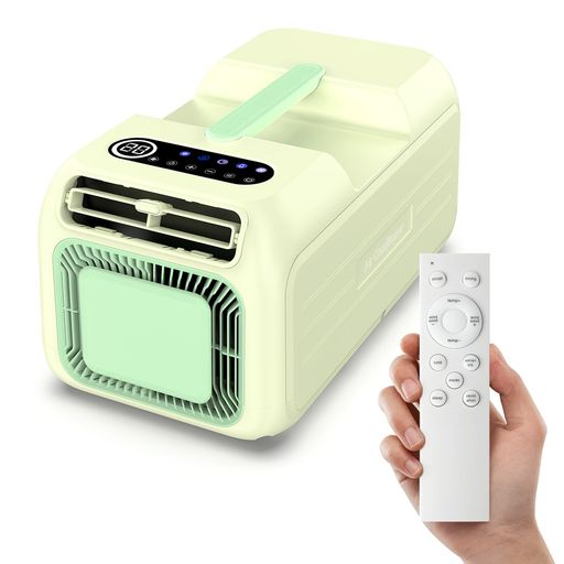 ポータブルエアコン 【10分で15°C急速冷却!】スポットクーラー 移動式 3500BTU 強力冷房 除湿 5つモード リモコン&パネル操作対応 ダクト付き 15kg 持ち運び簡単 工事不要 小型エアコン 車中…
