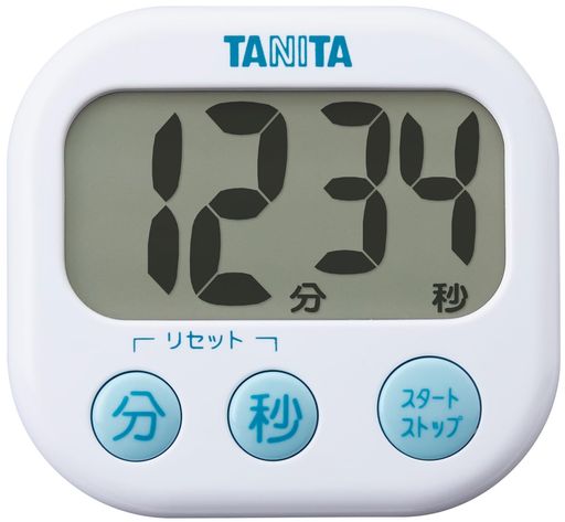 タニタ キッチン 勉強 学習 タイマー 大画面 大音量 100分 マグネット スタンド付...