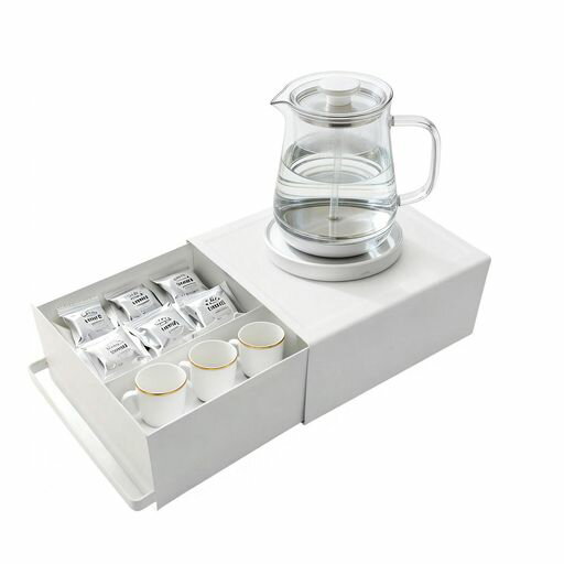 Rakuten - 引き出し付きキッチンスライド棚小物収納紅茶パック収納家電下ラック置き台トースター・ケトル・コーヒーメーカー対応キッチン収納ボックス約W22xD27xH11.5cm(取っ手含む)オーガナイザー…