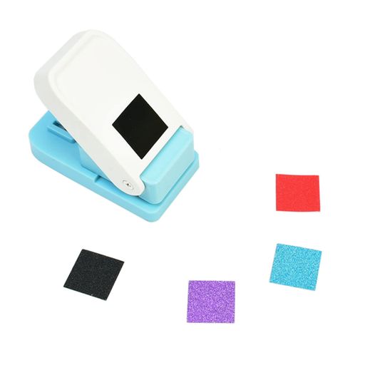 Cadyハンドメイドスクラップブッキング1インチ25mmサイズスクエアパンチクラフトレバーパンチエンボスパンチミニファンシーパンチ(1インチ正方形)