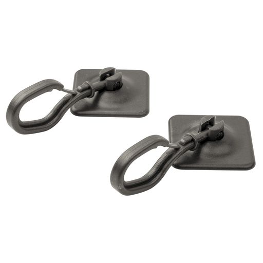 タカショー日よけ金具シェード取付両面テープ接着フック2個組ブロンズシェード留め具両面テープ固定平滑面用耐荷重2kgABS樹脂CLF-03