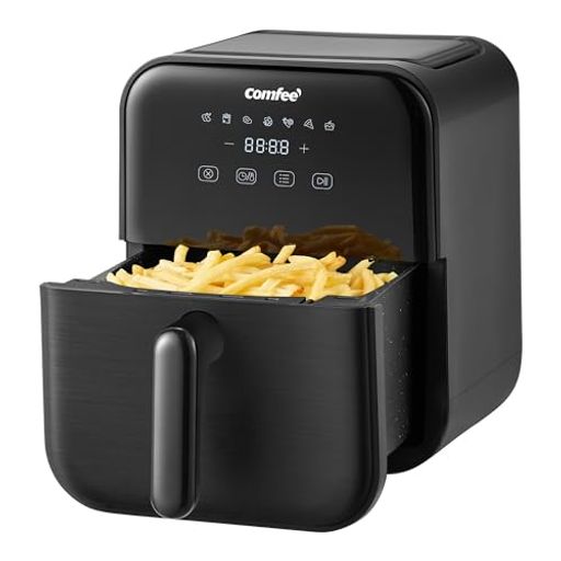 Comfee’ノンフライヤー4L大容量ノンオイル電気エアフライヤー揚げ物ポテト7つのメニュー設定家庭用タイ..