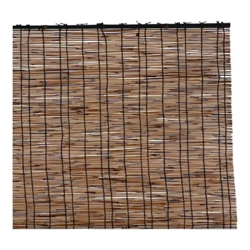 コーナンオリジナルLIFELEX丈夫な黒丸竹いぶしすだれ約幅88x丈180cm