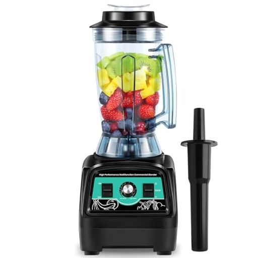 Huanyu2800Wブレンダー3.9L業務用ミキサー大容量高速回転一台多役氷も砕ける果物/野菜ジュース/離乳食/..