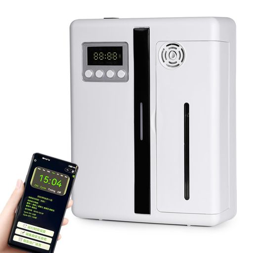 Xtahdgeインテリジェント噴霧エッセンシャルオイルディフューザーピュアオイルアロマセラピーディフューザーLCDディスプレイフレグラン..