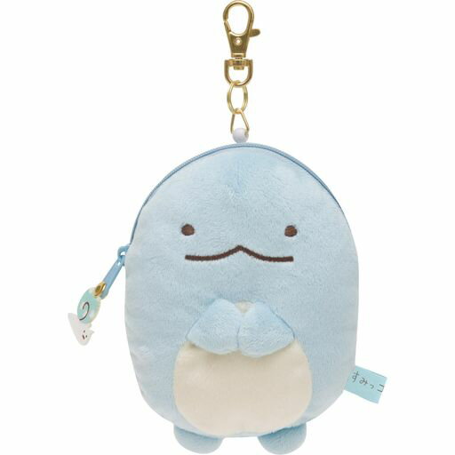 Rakuten - サンエックスすみっコぐらしぬいぐるみリール付パスケースとかげPB69305サイズ:H14.5xW11.5xD4.5cm
