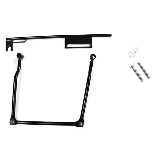 バイク サイドバッグサポート レール セット サドルバッグ/汎用 取付幅180-235MM /ドラッグスター/レブル/ビラーゴ マグナ 等 (ブラック)
