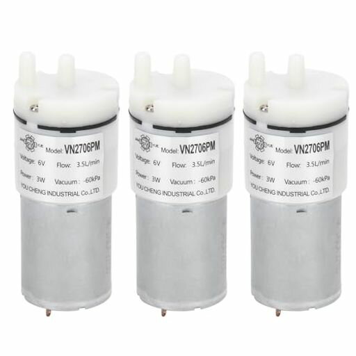 Other - ミニウォーターポンプ3.5L/min流量小型DCダイヤフラムポンプDC6VVN2706PM3pcs