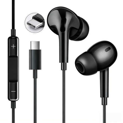 Audio - タイプcイヤホン有線【新版iPhone17/16/15対応】イヤホンユウセンタイプcTypeC有線イヤホンマイク付きハイレゾ対応通話可能音量調節快適な装着感絡み防止遅延なし軽量配信音楽オーディオリ…