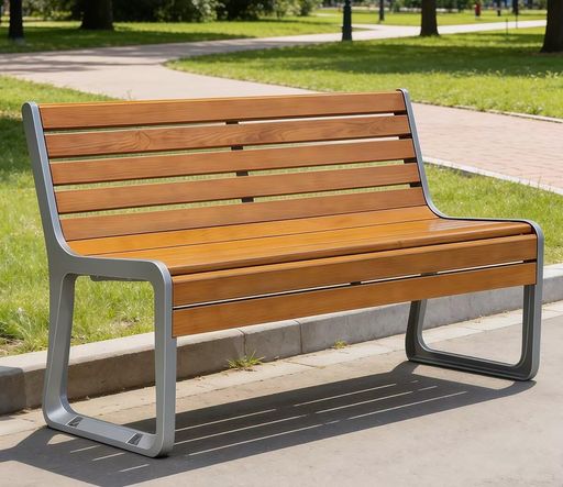 このベンチのエッジとコーナーは、一つ残らず、丁寧に、滑らかに磨き上げられています。