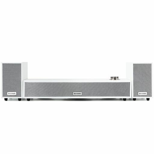 SenmekiPCスピーカーサブウーファー2.1ch卓上用パソコンスピーカーノートパソコンステレオ大音量&豊かな低音ラップトップ、タブレット..