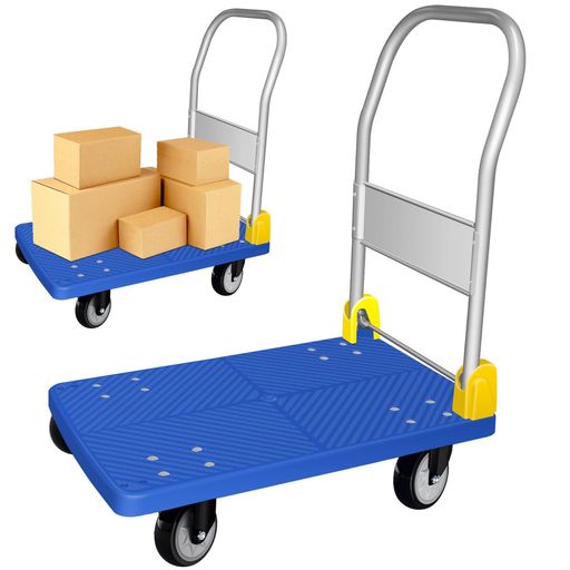 JZOOOZ 台車 折りたたみ 軽量 静音 業務用 滑り止め防護 家庭用品 大型 屋内外で使...