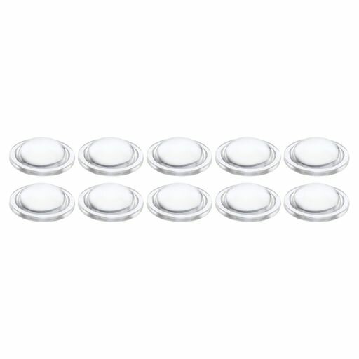 樂天商城 - PATIKIL直径25mm高さ8mm平凸レンズ10個アクリルLED光学凸コンデンサレンズLED懐中電灯自転車ヘッドランプ用透明