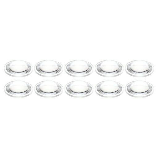 カラー: 透明; 材料: PMMA (アクリル); 形: 平凸; レンズ外径: 約12.5 mm; レンズ高さ: 3.7 mm; パッキングリスト: 10 x LED光学系平凸集光レンズ 利点: PMMA (アクリル) 材料で作られており、高温耐性があり、老化しにくく、高い光透過率を持っています。光学レンズを通して照射されるビームスポットは均一で、ブラックホールや影、暗い部分がありません。 説明: 取り付けは簡単です。懐中電灯ランプホルダーの古い光学レンズを取り外し、平凸レンズと交換します。 応用: 光学ガラス凸レンズは、車のライト、自転車のヘッドライト、集束懐中電灯、スポットライト、ダウンライト、コンデンサー、光学機器、投光器、その他の照明アクセサリーなどのLED照明製品に広く使用されています。 注意: ご注文前に必要なサイズ(外径と高さ)をご確認ください。
