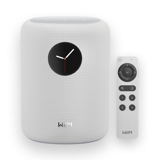 【直輸入品】WiiMSoundスマートスピーカー1.8インチタッチディスプレイ搭載/ハイレゾ対応24bit/192kHz/AIRoomFitルーム補正/最大出力100W/Wi-Fi6E・Bluetooth