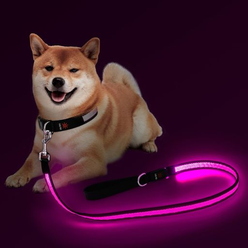 3つのモードに対応 - Ezierfyの3.94フィートLEDドッグリーシュには、3つの点滅モード(1. クイック点滅、2. スロー点滅、3. 点灯)があります。通常、2時間でフル充電され、スロー点滅の場合は9~10時間、クイック点滅の場合は7~8時間、点灯の場合は3~4時間点灯します。 反射材付き - 当社のライトアップ犬用リードはナイロンウェビング素材で作られており、3本の反射ストリップが縫い付けられています。柔らかいパッド付きのハンドルとDリングが付いているので、犬の首輪やハーネスに簡単に接続できます。 明るく安全 - この暗闇で光るペット用リーシュは、500ヤード先からでも非常によく見えます。250mAH の大容量バッテリーを搭載しており、お手頃価格で愛犬を危険から守ることができます。 3 色 - オプションとして 3 色 (ピンク、グリーン、ブルー) があり、長さ 47 インチで犬がより自由に活動できます。 シンプルなデザイン - 当社の点滅犬用リーシュのデザインはシンプルで、1 回押すだけで作動します。